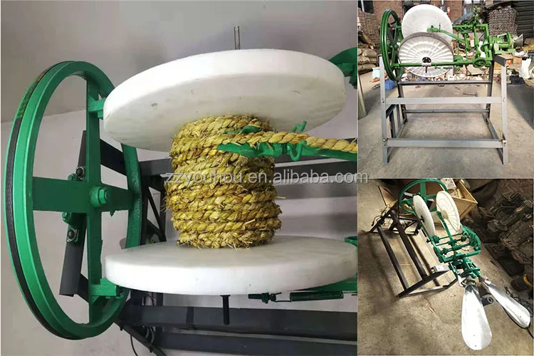 high efficiency twisted rope machine straw