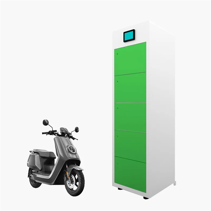 Smart 5 Door Power Exchange With Wheels Touch Screen Operation