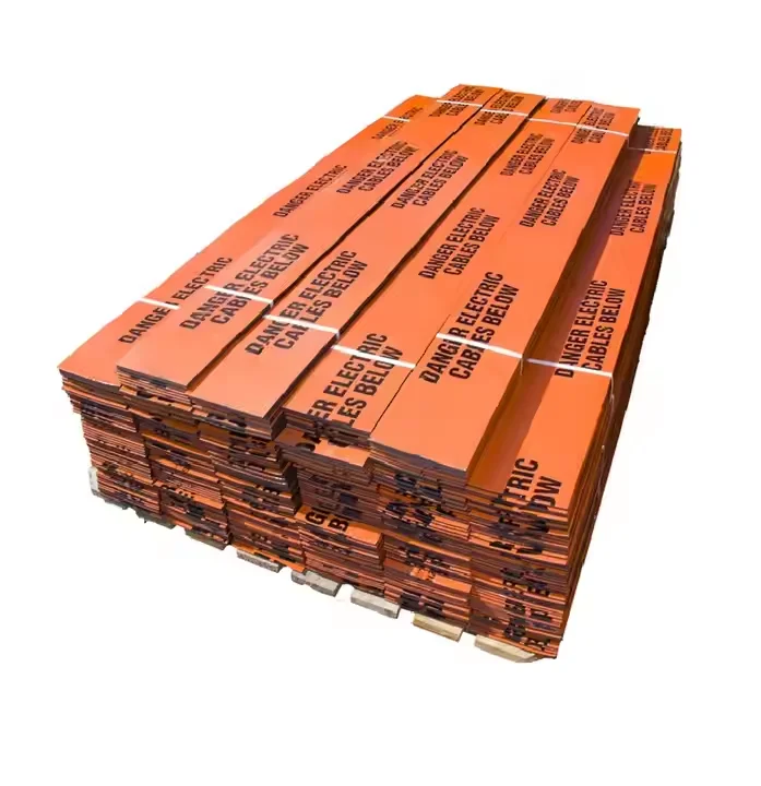 PVC Underground Cable Protection Cover Electric Plastic Warning Plate Protective Tiles for Electrical Cable Cable Warning Tape