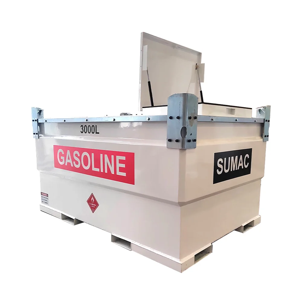 Sumac Aboveground motor oil tank carbon steel removable fuel diesel gasoline def storage transfer tank with pump hot selling