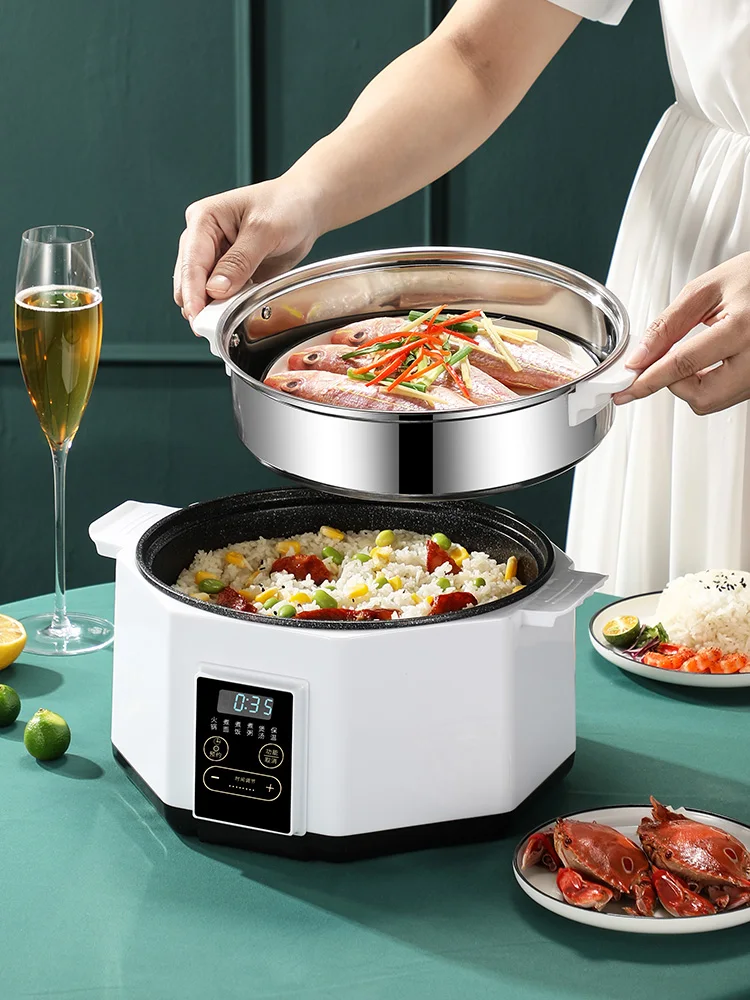 multi functional electric hot pot touch screen electric cooker