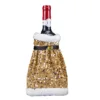 Gold sequin dress