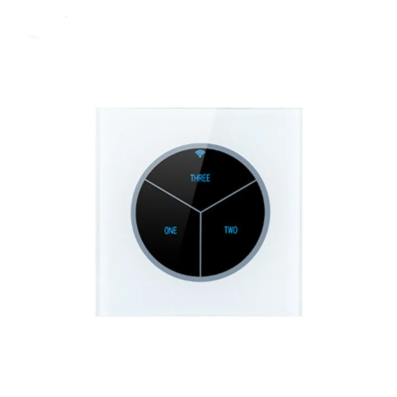 LEDEAST LT3X  WiFi Smart Switch Touch Tempered Glass Panel Remote Control Garage Door Switch Light Switch