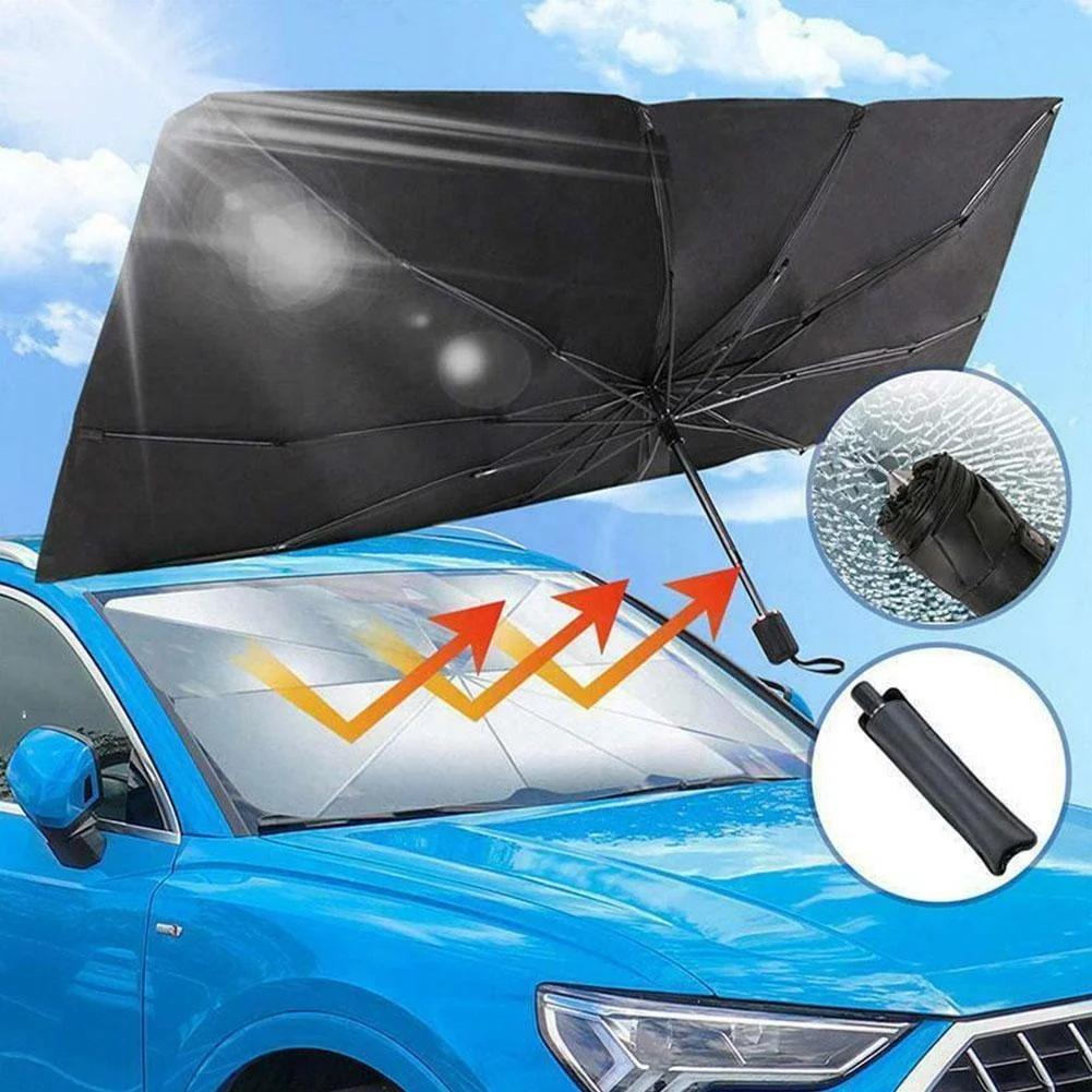 125cm/140cm folding car sunshade umbrella for