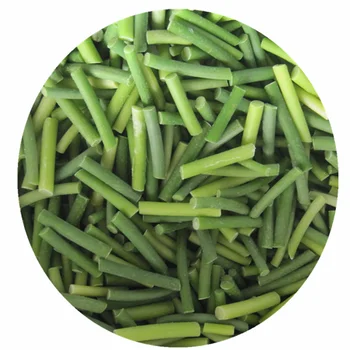 Factory Certified Quality Manufacture IQF Frozen Green Garlic Sprouts Cuts