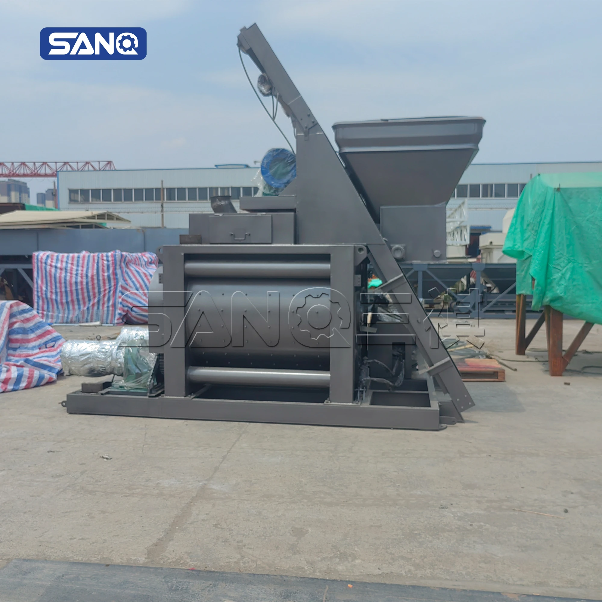 CE ISO Certificate High Quality JS500 Electric Concrete Mixer Sand Cement Water Mixing Machine Twin Shaft Strong Structure