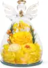 Yellow-rose-austin-babys breath-hydrangea