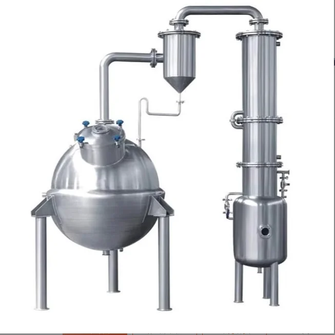 Stainless Steel Spherical Vacuum Evaporator Concentrator Herbal ...