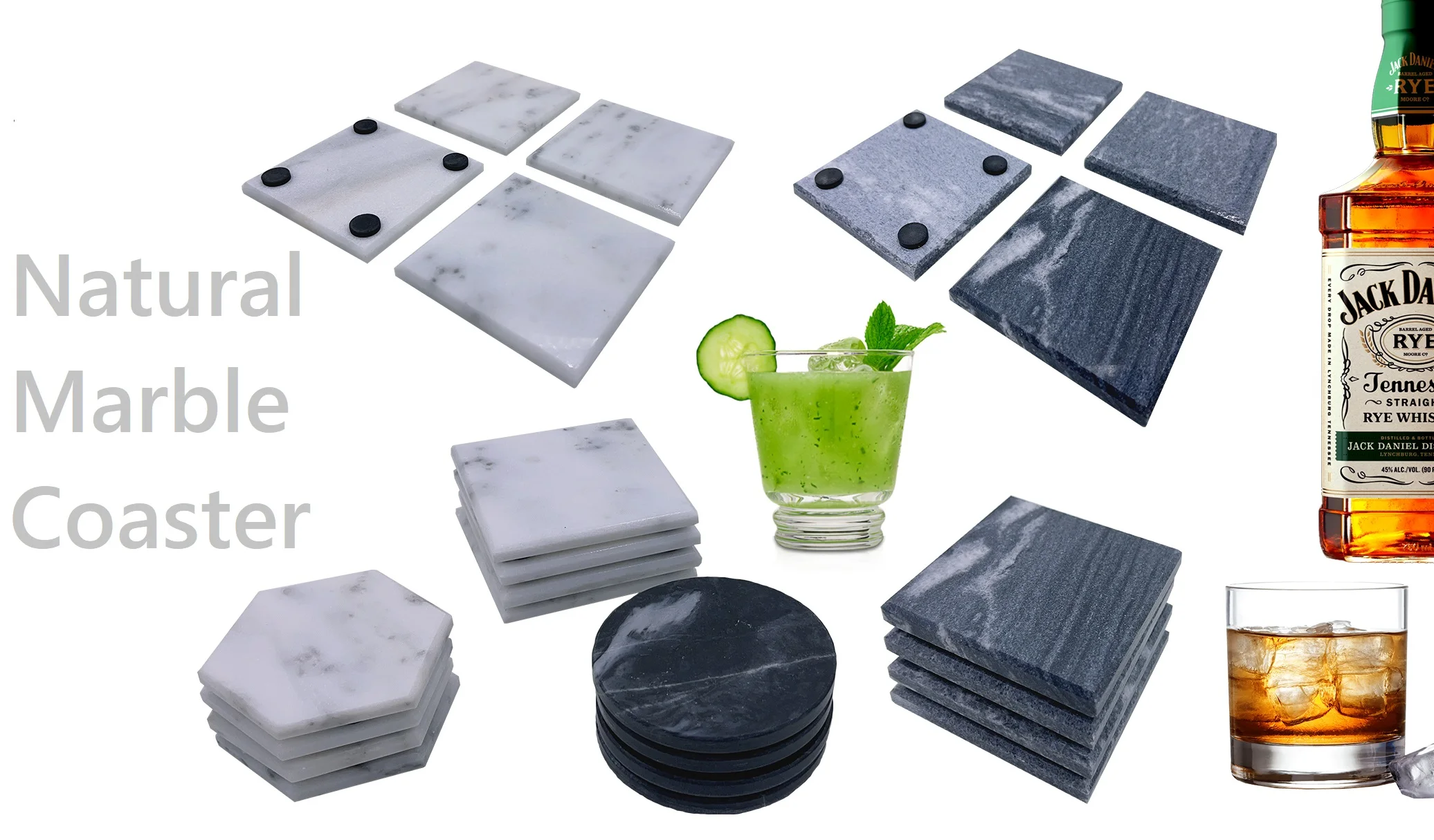 Classic Modern Marble Coaster Modern Bar Coaster Cup Mat Buy Marble