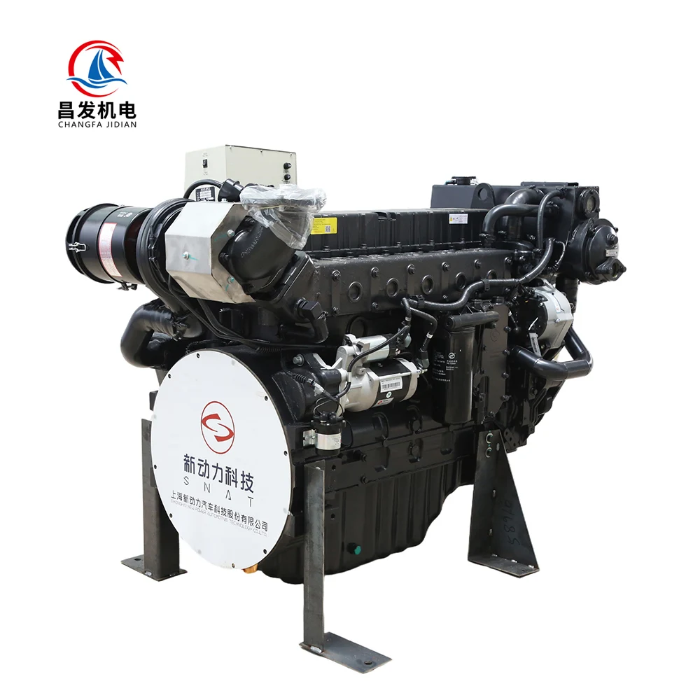 Sdec Marine Diesel Engine 6.5L 162kw 220HP High Speed Motor for Vessels ...