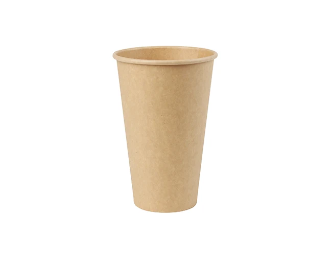 Best-selling Premium Blank-unprinted Single Wall Paper Coffee Cup for Hot Beverage Vending in Convenience Stores supplier