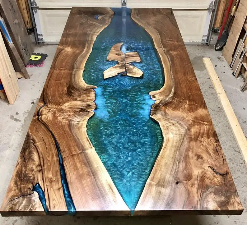 Wholesale Deep Pour Epoxy Resin/Price Crystal Clear Liquid Epoxy Resin Set For Table Top/Coffee Table/Wood Table