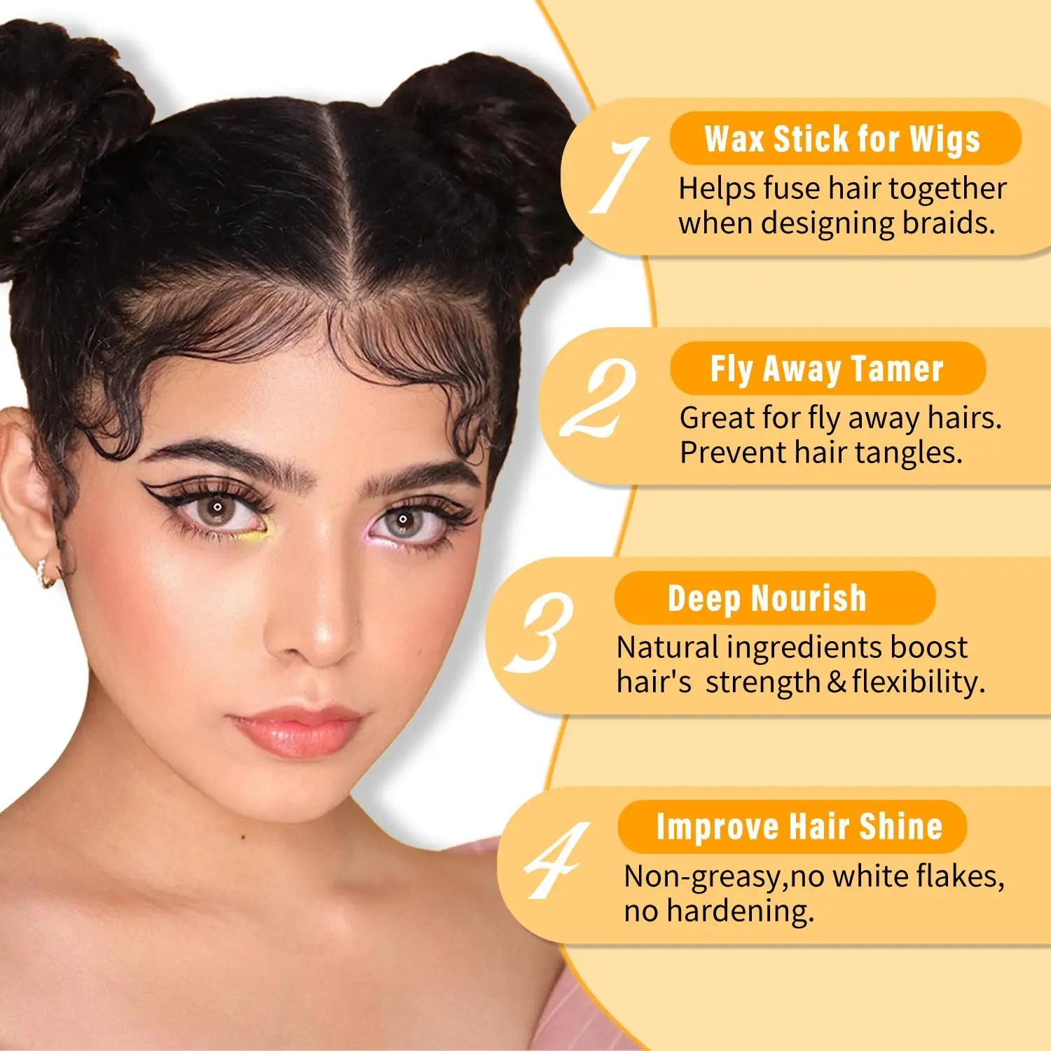 Hair Wax Stick For Wigs Styling Wax For Slick Stick For All Hair Styles