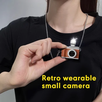 Retro Mini Smart HD 1080P Portable Video Recorder LCD Screen Battery Dock Kids-friendly Flexes Style Mini Camera for Kids detail image