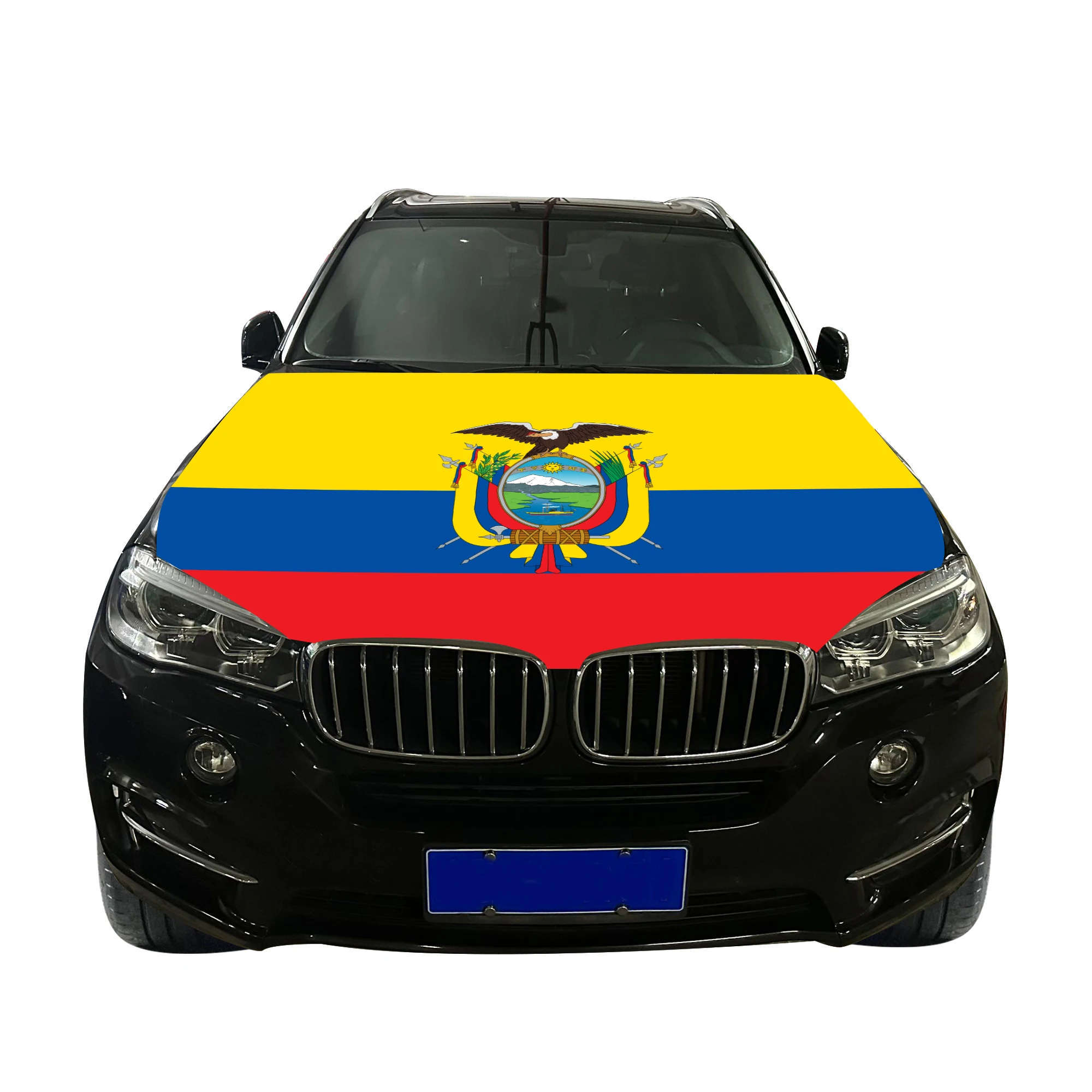Akachafactory 4x Ecuador Flaggen Aufkleber – Selbstklebend, 150x20 Mm, Wetterbeständig Für Auto Tuning