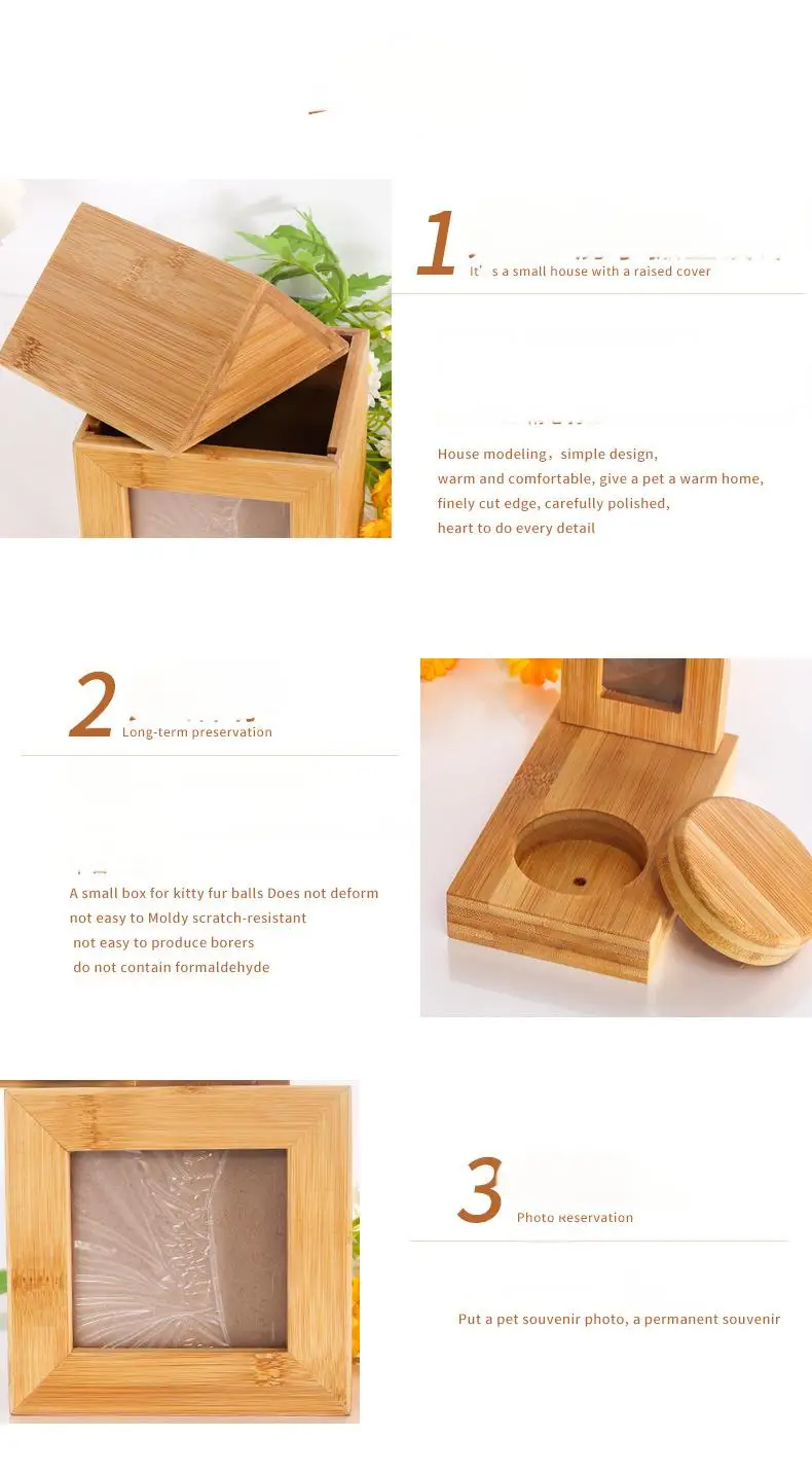 批发定制现代中密度纤维板猫狗骨灰盒手工宠物火葬棺材手工图案葬礼纪念供应