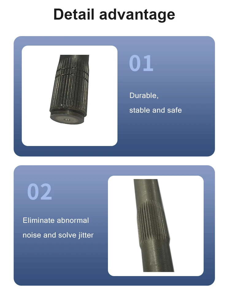 Front Drive Shaft Assembly Forklift Main Universal Tractor Engine Cv