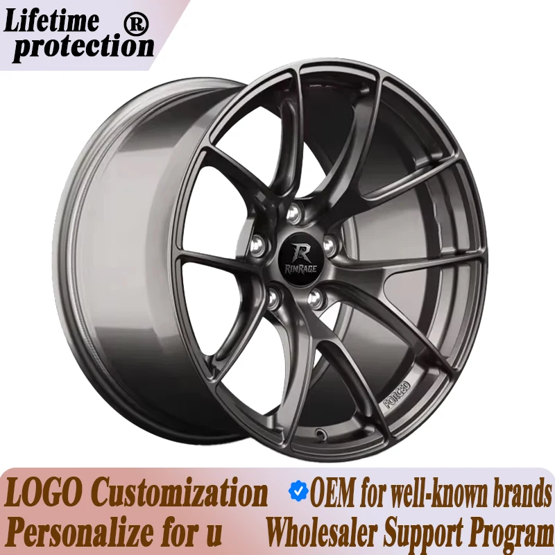 Racing Wheel 1-Piece Forged Wheel Brushed Silver For 18-21 Models Offset For E92 E93 M3