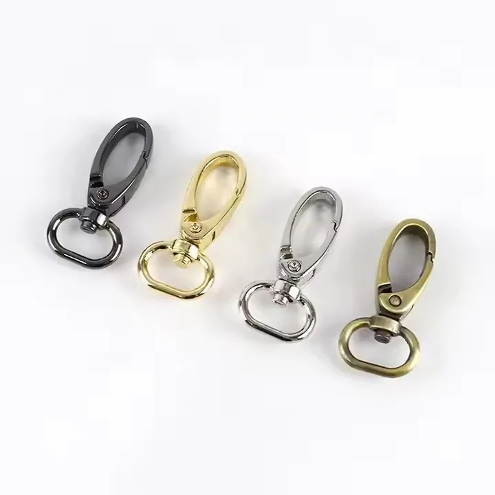 Meetee 16mm Metal Bags Buckles Strap Belt Swivel Lobster Clasp