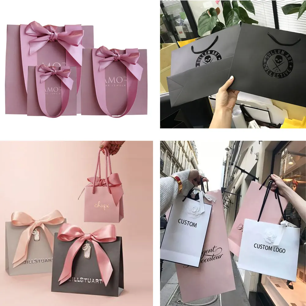 Profumi Boutique di lusso che confezionano sacchetti regalo