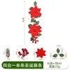 Bastón navideño de ratán cuatro en uno S233-1 [38cm]
