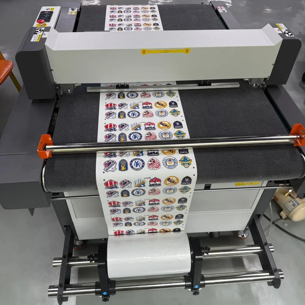 Auto-Feed Flatbed Digital Cutter 30cm 40cm Pet Film Cutter Paper Cutting Machine Crystal Label Cutting Machine Vinyl Cutting supplier