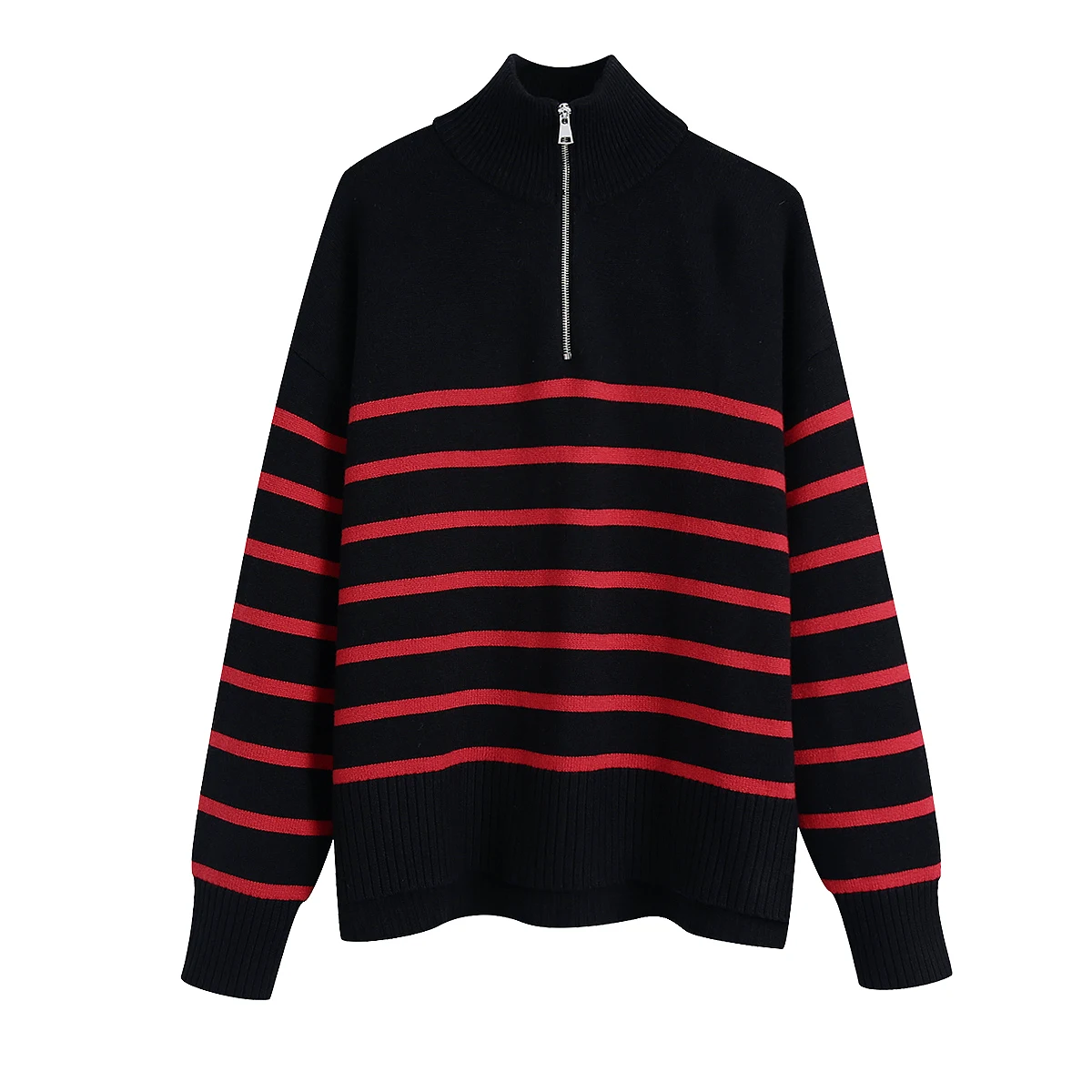 Women Knit Turtleneck Sweater 