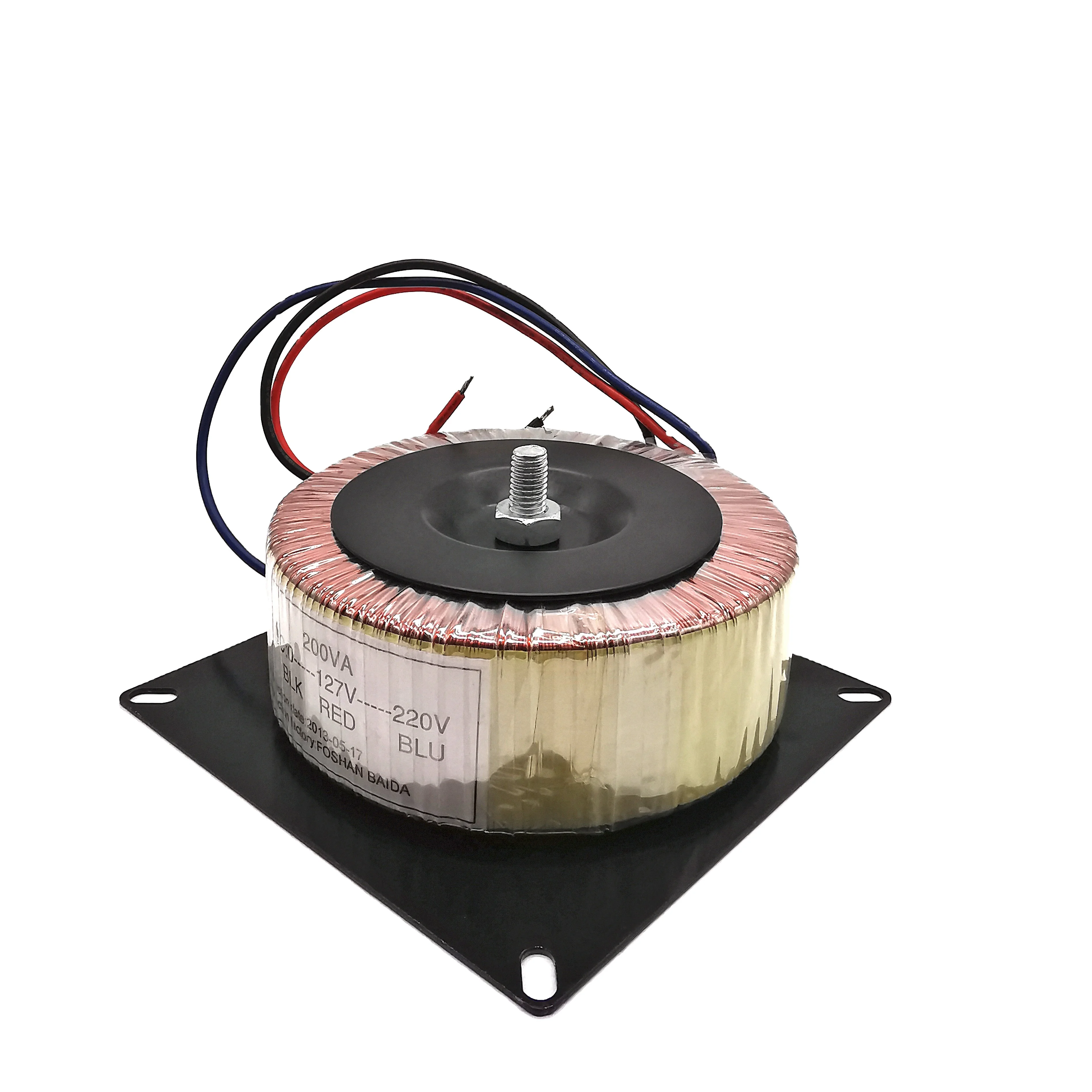 Single Phase Toroidal Transformator 12v 180w 15a