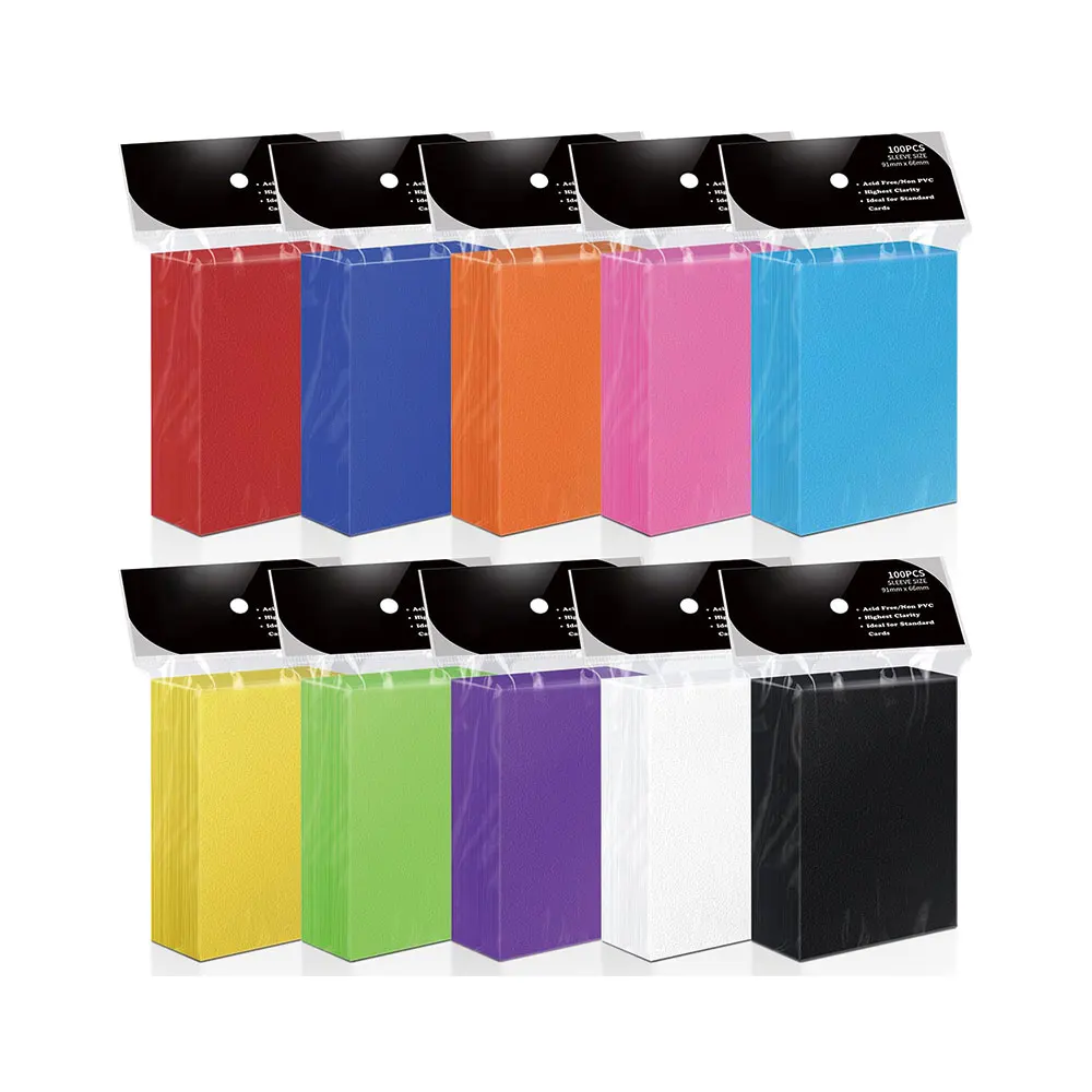50 Count Card Sleeves s for Trading Cards,Soft Baseball Plastic Card Sleeve  for Standard Cards, Fit for MTG,| Alibaba.com