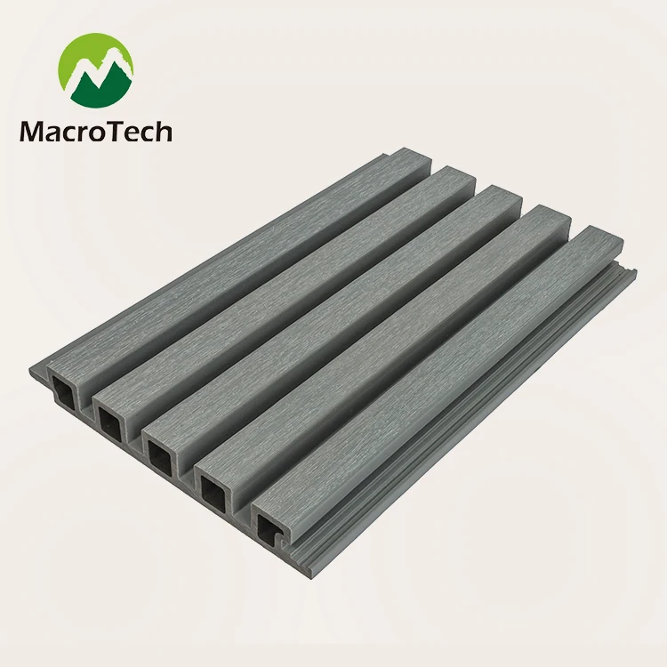 Sound proof 3d wall panels wood plastic composite decking wall cladding for outdoor