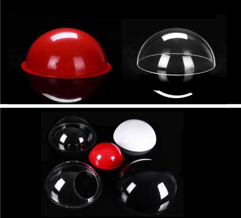 Plexiglass Hemispheric Cover Transparent Spherical Cover Hemispheric