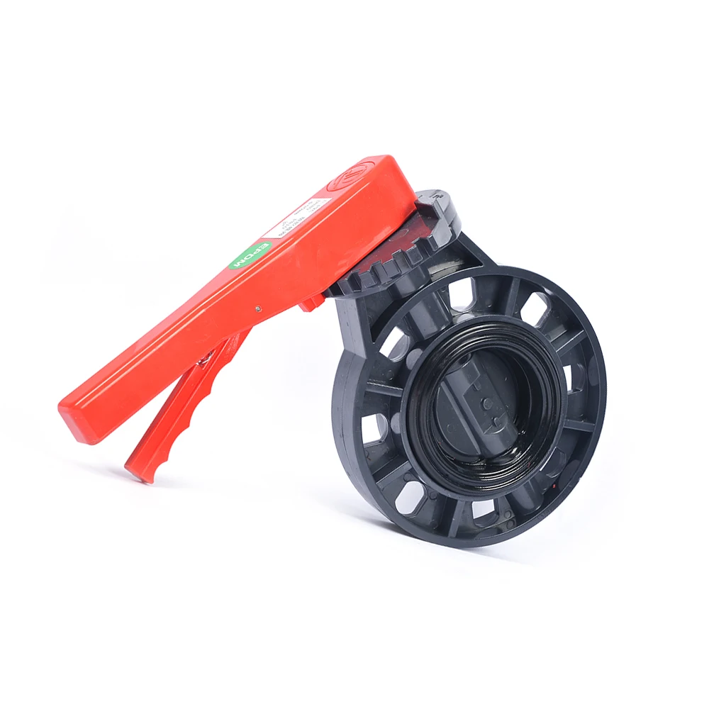 best selling UPVC plastic butterfly valve manual UPVC butterfly valve for water supply