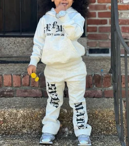 Wholesale Kids Clothes Long Sleeve Set Children's Clothing Solid Colors Sports Casual Boys s 2pcs Sweat Suits