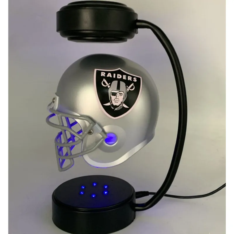 Source 360 rotating magnetic levitation football helmet display stands on  m.