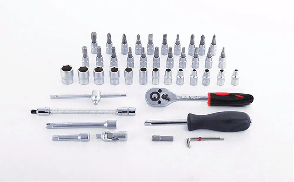 46 Pcs Box Tool Set Tools Kit for Household Repairing