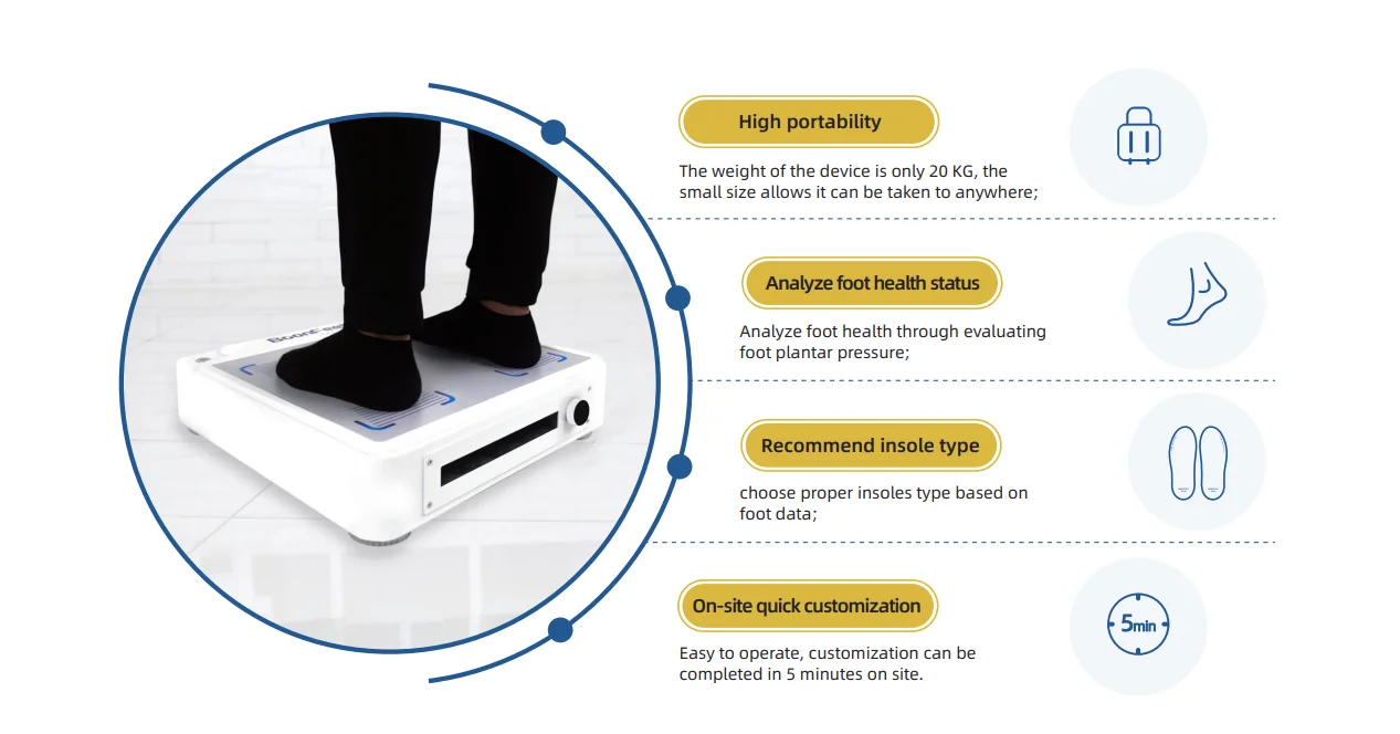 Foot Pressure And Arch Scanning Podoscope Podiatry Foot Scanner Custom