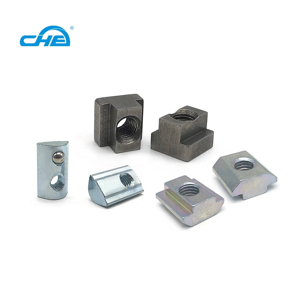 Wholesale Zinc Plated M8 M10 M12 Carbon Steel Furniture Locking T Slot Nuts DIN 508 T-nut