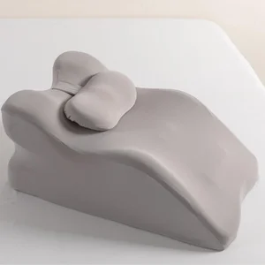 Ergonomic Memory Foam Cervical Pillow for Optimal Bed Knitted Functional Positioners for Back Sleeping Phone Leg Face Reading