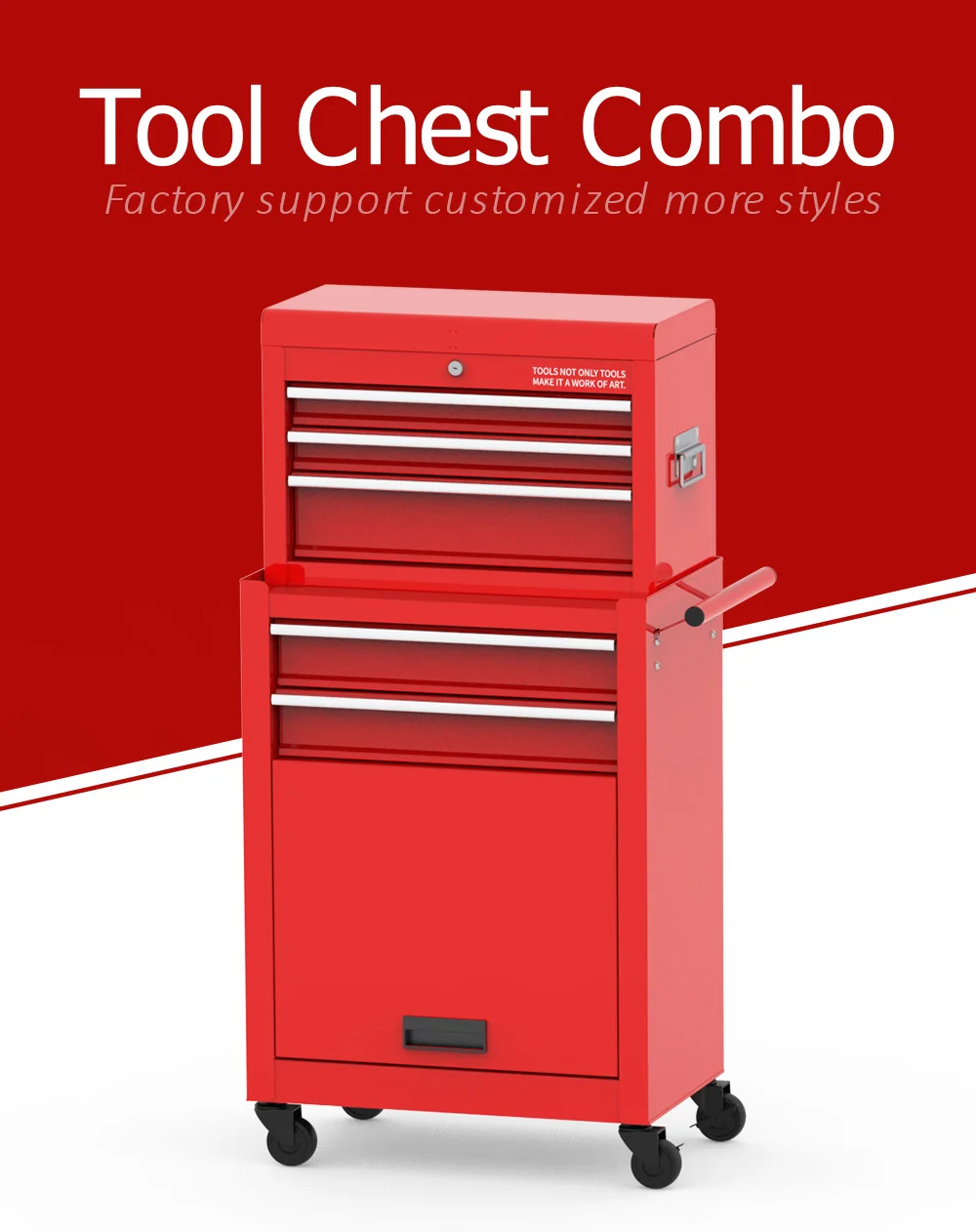 OEM Factory Workshop Metal Garage Cabinet Drawers Salon Troley ,rolling ...