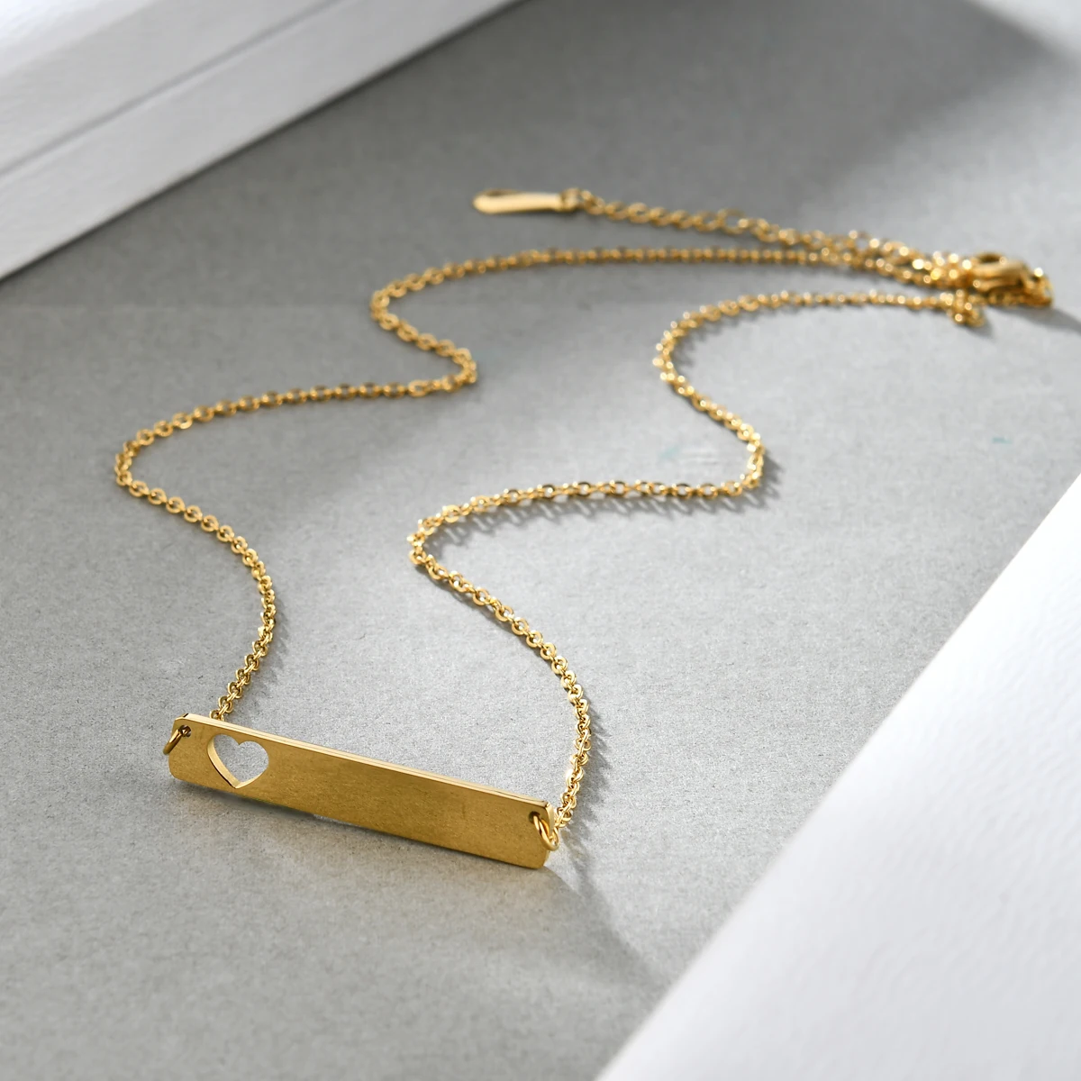 Collane Sottili In Catena In Acciaio Inox Con Placcatura Oro 18k - Foto 8