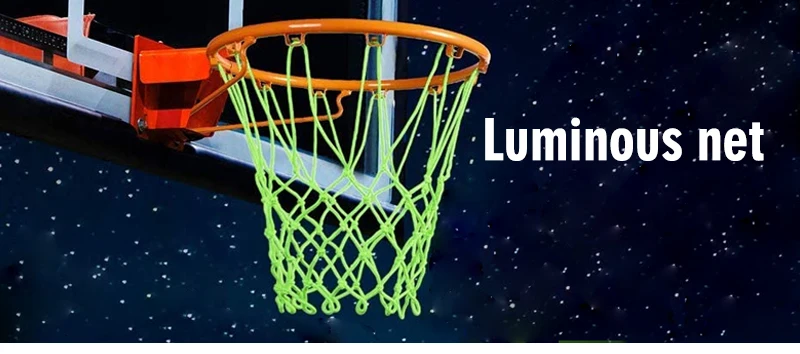 Dynamicoz 50cm Luminous Outdoor Glowing Net Basketball Net,Portable Sports Nylon Luminous Net elegance 