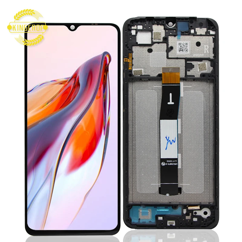 For Xiaomi Redmi 12C Lcd Display Touch Screen Digitizer Assembly for Redmi Note 12C With Frame