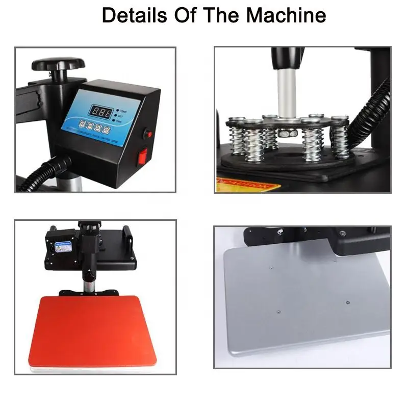 Mida 5 in 1 Sublimation Heat Press Printing Machine Thermal Transfer Heat Press Machine for T-Shiet Cup Plate Mug