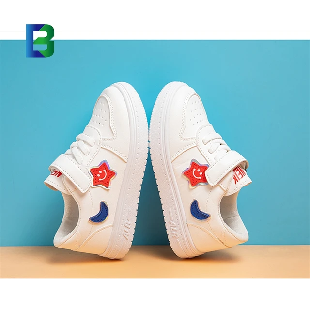 Barchon bebe 2024 Fashion White kids teens Sneakers shoes For Boys And Girls 26-37 size