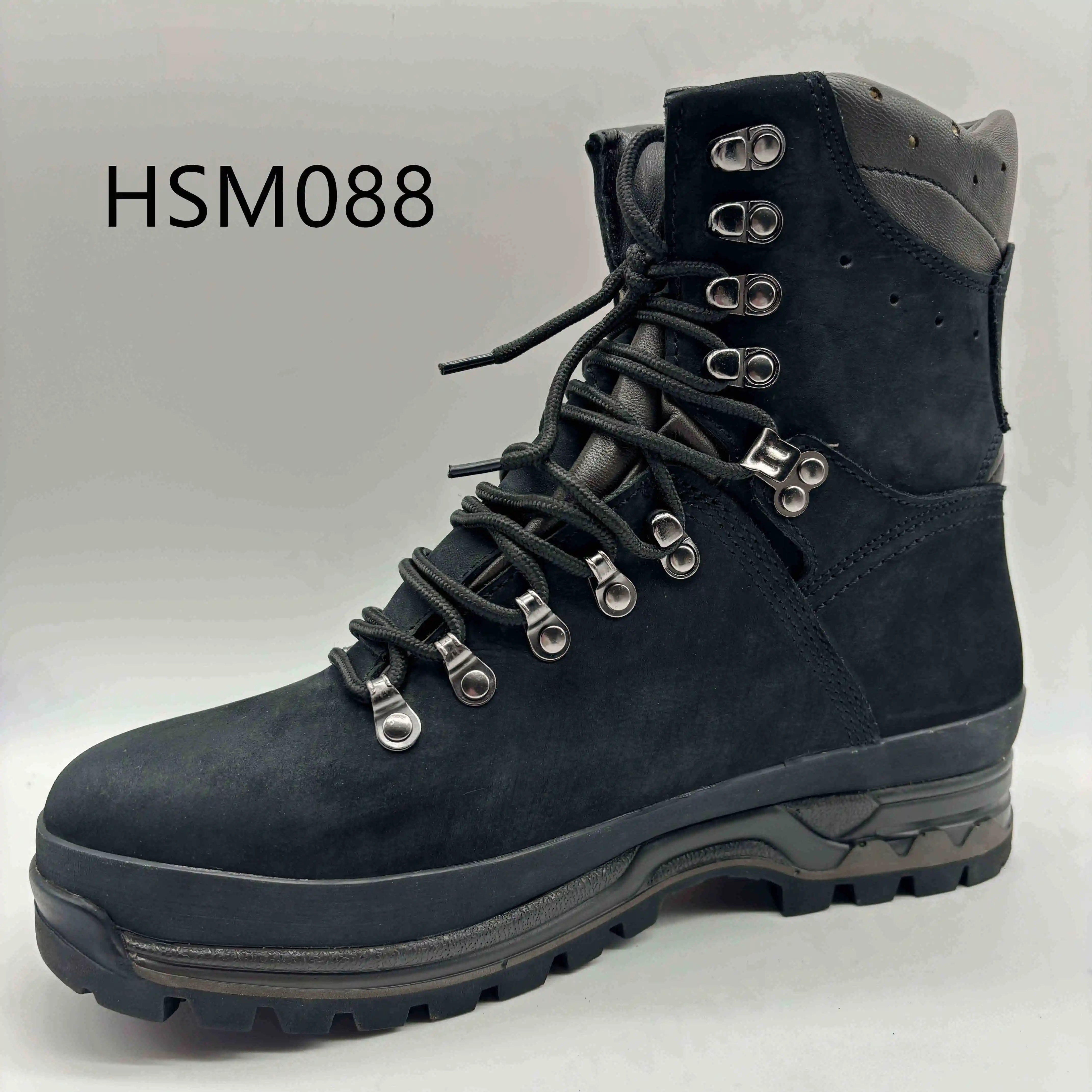 Hua Singh HY Russia Market Popular Anti-cold Minus 45 Degree Thermal Combat Boots Lace-up Zip Underfoot Cushioned PU+rubber Sole