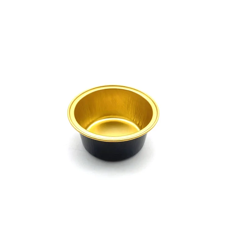 TIA Y035 Two Inch Round Cup with Laminated Lid Foil Aluminum Container