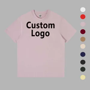 Men's Fashion 2026 Summer Plain White T-Shirt Oversize Designer Clothes Formal Style