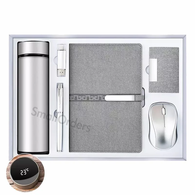 SmallOrders Corporate business gift set for men women luxury premium With Custom blank Logo print promotional Christmas gift set