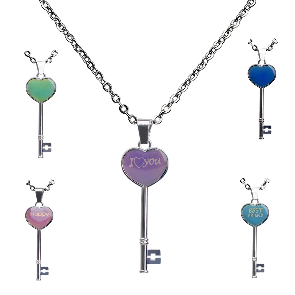Key Mood Necklace Temperature Mood 