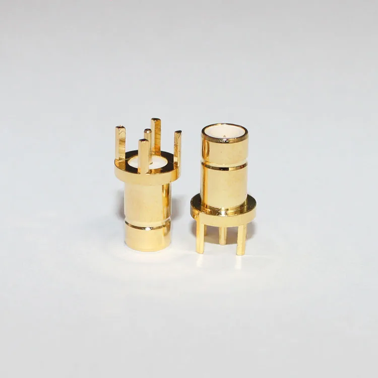 product smb je round connector plug in pcb board smb male connector-1